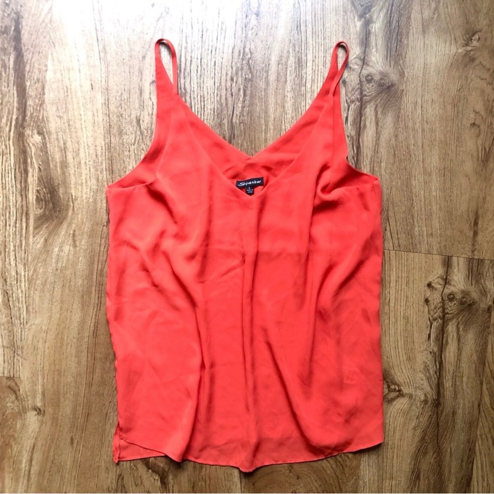 Woman’s Shinestar Orange Camisole Top